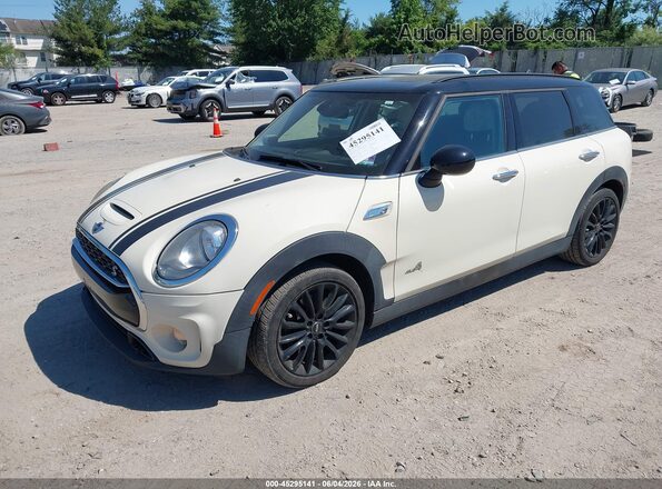 WMWLU5C5XH2E81624 2017 MINI CLUBMAN Cream Vista tres cuartos delantera izquierda