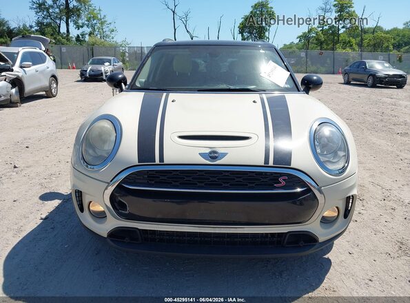 WMWLU5C5XH2E81624 2017 MINI CLUBMAN Cream Vista frontal