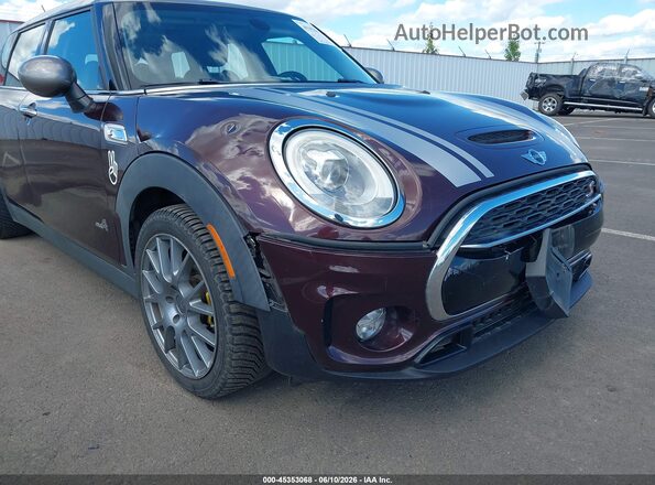 WMWLU5C5XH2E82725 2017 MINI CLUBMAN Maroon 