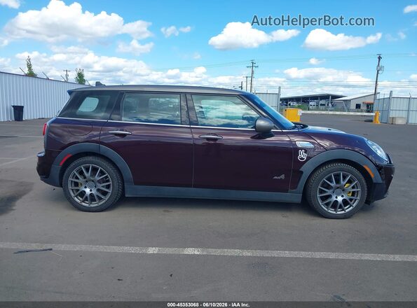 WMWLU5C5XH2E82725 2017 MINI CLUBMAN Maroon Vista interior trasera