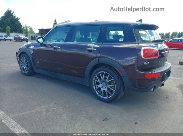WMWLU5C5XH2E82725 2017 MINI CLUBMAN Maroon Trasero izquierdo