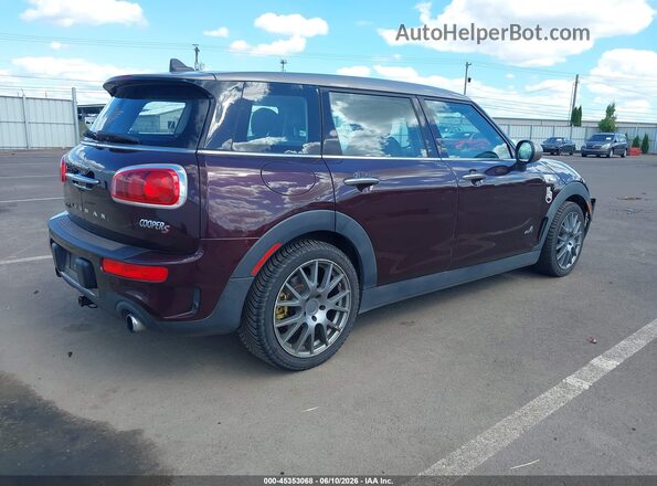 WMWLU5C5XH2E82725 2017 MINI CLUBMAN Maroon Trasero derecho