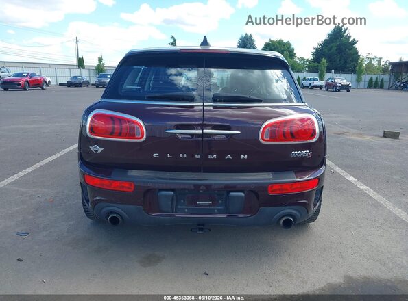 WMWLU5C5XH2E82725 2017 MINI CLUBMAN Maroon 