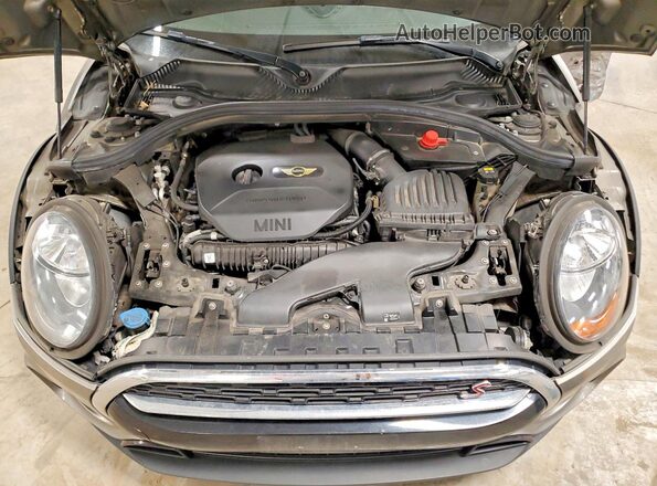 WMWLU5C5XH2E83129 2017 MINI COOPER Gray Вид підкапотного простору