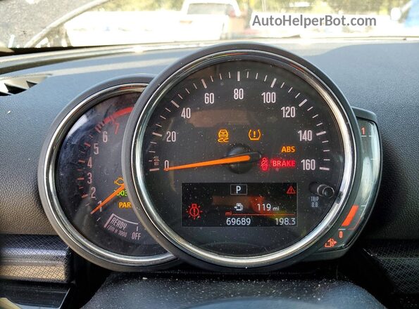 WMWLV7C02L2L93296 2020 MINI COOPER Black Սարքավորումների վահանակի տեսք