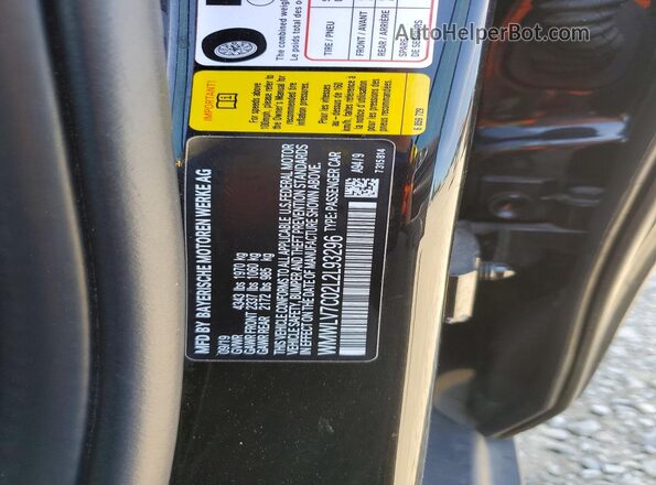 WMWLV7C02L2L93296 2020 MINI COOPER Black Սալոնի 360 աստիճան տեսք