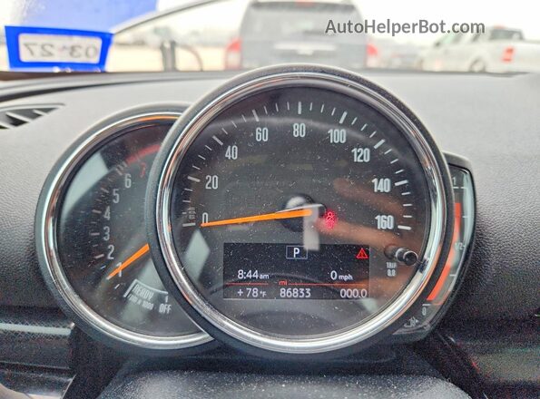 WMWLV7C02L2M94077 2020 MINI COOPER Синий Вид щитка приборов