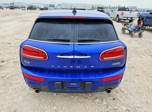 WMWLV7C02L2M94077 2020 MINI COOPER Синий Вид сзади