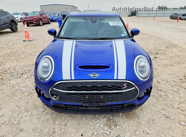 WMWLV7C02L2M94077 2020 MINI COOPER Синий Вид спереди