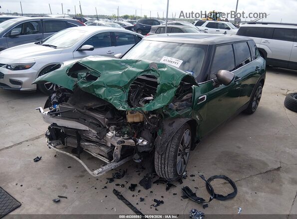 WMWLV7C04N2R69554 2022 MINI CLUBMAN Green წინა მარცხენა ხედი სამი მეოთხედიდან