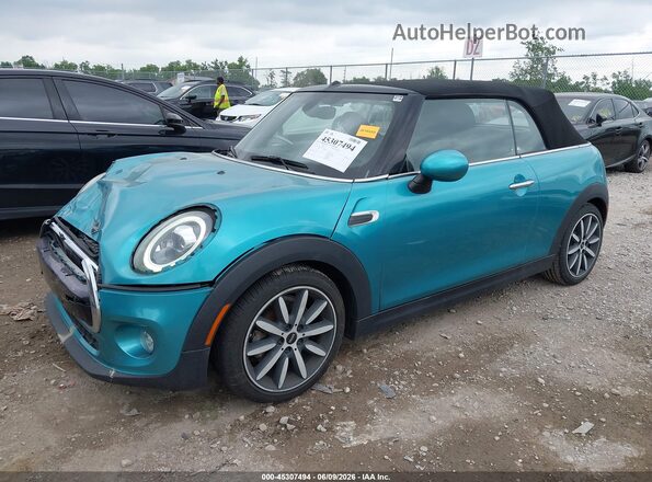 WMWWG5C53K3F79075 2019 MINI CONVERTIBLE Teal 