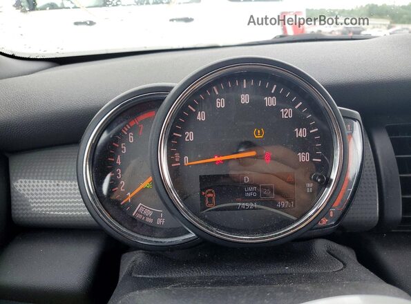 WMWWJ3C00L3L69803 2020 MINI COOPER Blue Սարքավորումների վահանակի տեսք