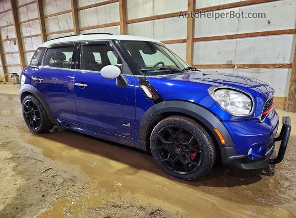 WMWXD1C52GWT97702 2016 MINI COOPER Blue Delantero derecho