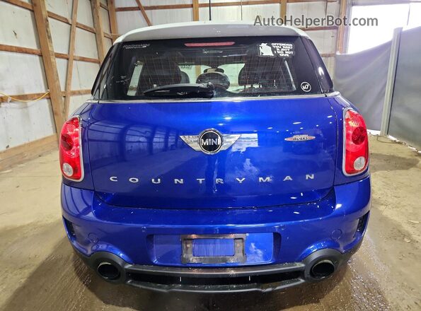 WMWXD1C52GWT97702 2016 MINI COOPER Blue Vista trasera
