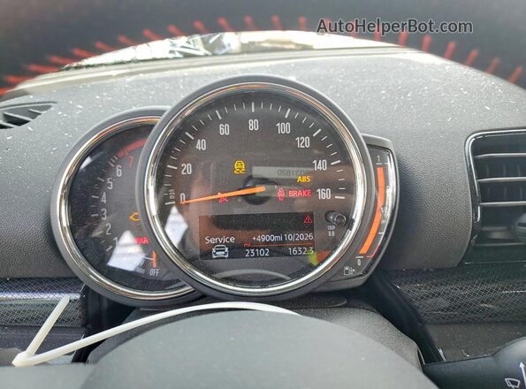 WMWXJ1C05L2L65308 2020 MINI COOPER Green Instrument cluster view