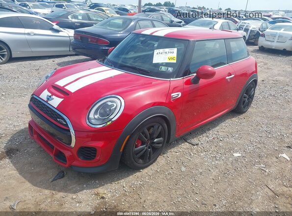 WMWXM9C53GT997760 2016 MINI HARDTOP Red Առջևի ձախ երեք քառորդ տեսարան