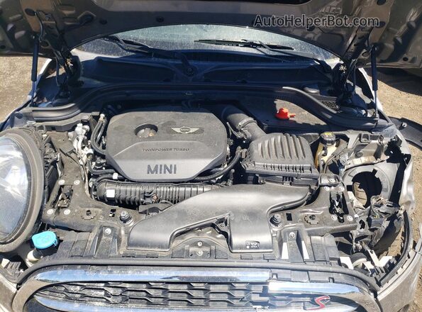 WMWXP7C53K2A52076 2019 MINI COOPER Серый Вид задней части салона