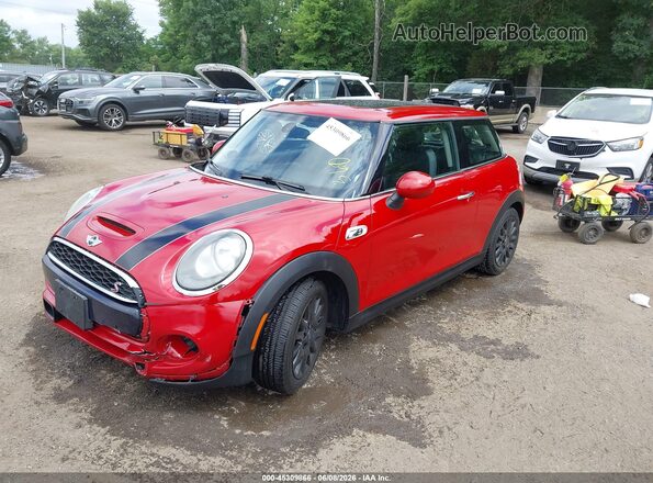WMWXP7C59G2A42627 2016 MINI HARDTOP Red წინა მარცხენა ხედი სამი მეოთხედიდან