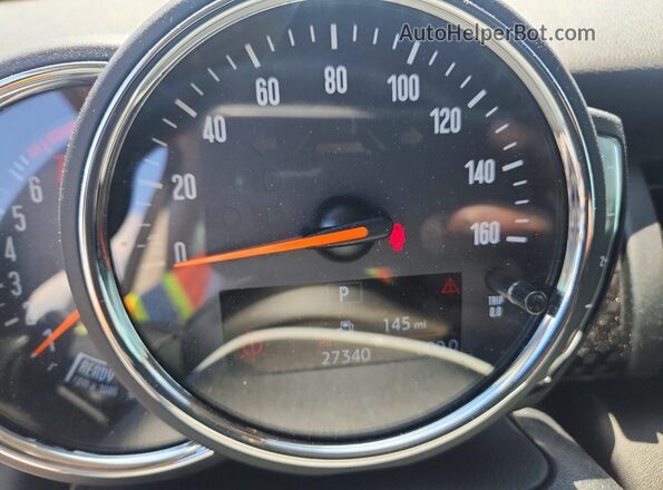 WMWXR5C01L2L85233 2020 MINI COOPER Red Instrument cluster view