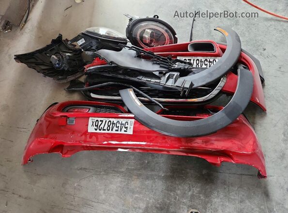 WMWXR5C01L2L85233 2020 MINI COOPER Red Engine compartment view