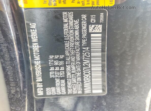 WMWXR9C07L2M72514 2020 MINI COOPER Blue 