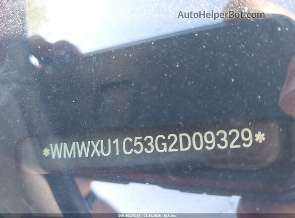 WMWXU1C53G2D09329 2016 MINI HARDTOP Red Widok zestawu wskaźników