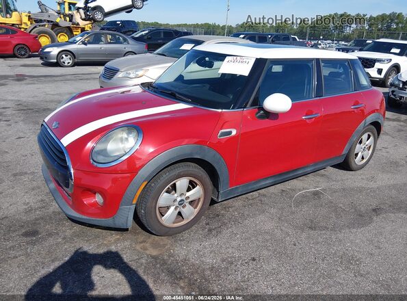 WMWXU1C54G2D10165 2016 MINI HARDTOP Красный Передняя левая четверть