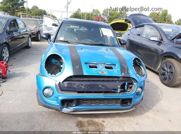 WMWXU3C34H2F48450 2017 MINI HARDTOP Blue Սալոնի հետևի տեսք