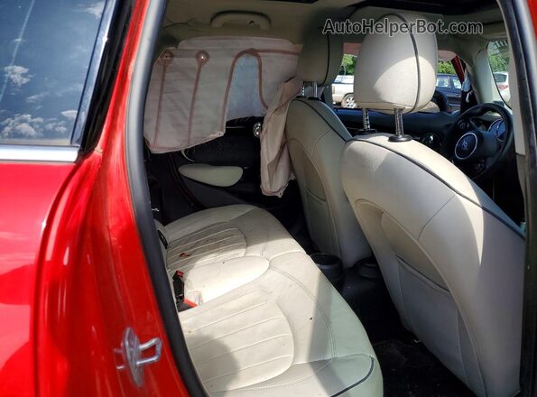 WMWXU3C50K2H86725 2019 MINI COOPER Red Вид задніх сидінь