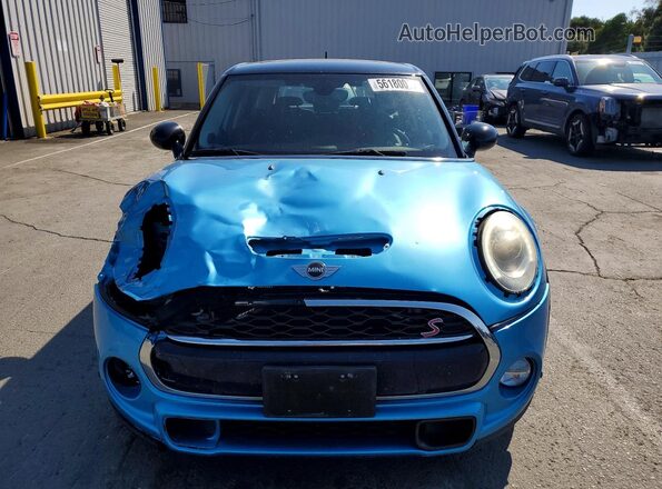 WMWXU3C52J2F49801 2018 MINI COOPER Blue Widok z przodu