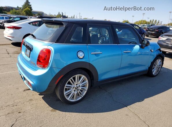 WMWXU3C52J2F49801 2018 MINI COOPER Blue Tył prawy