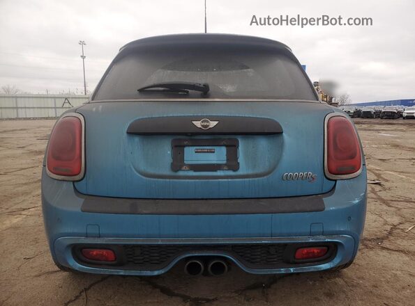WMWXU3C52J2F50138 2018 MINI COOPER Синий Вид сзади