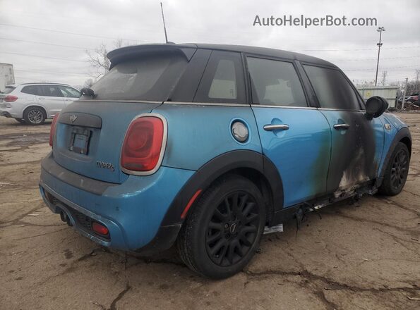 WMWXU3C52J2F50138 2018 MINI COOPER Синий Задняя правая четверть