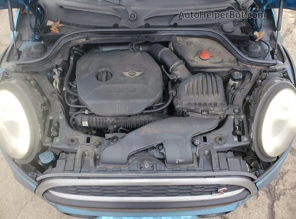 WMWXU3C52J2F50138 2018 MINI COOPER Синий Вид подкапотного пространства