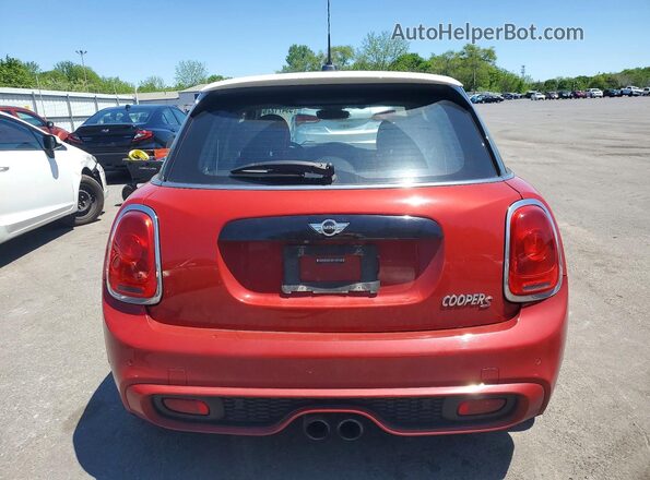 WMWXU3C59H2D32630 2017 MINI COOPER Red უკანა ხედი