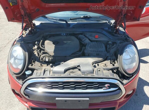 WMWXU3C59H2D32630 2017 MINI COOPER Red უკანა სალონის ხედი
