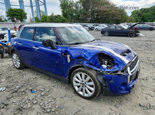 WMWXU9C03L2L61926 2020 MINI COOPER Blue Передня права чверть