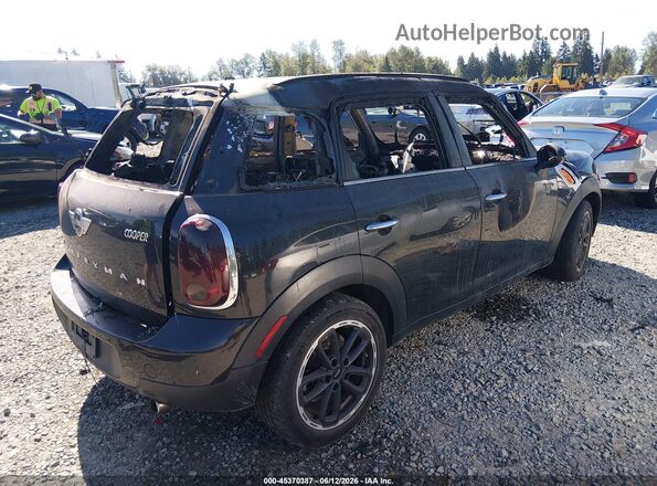 WMWZB3C55GWR49235 2016 MINI COUNTRYMAN Black Tył prawy