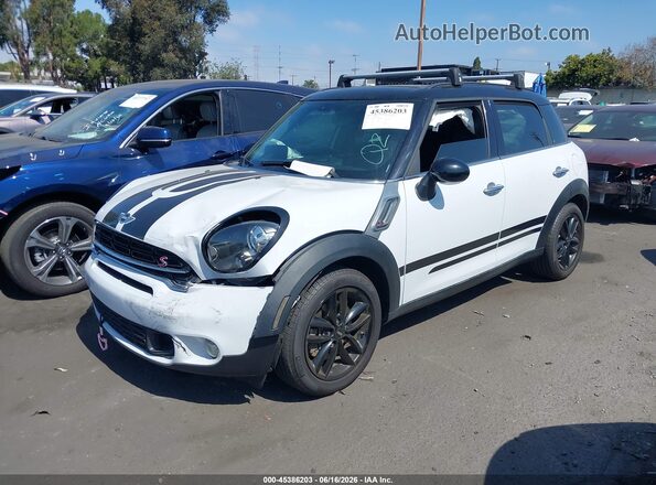 WMWZC3C58GWT09162 2016 MINI COUNTRYMAN White Առջևի ձախ երեք քառորդ տեսարան