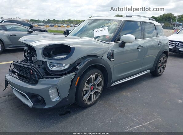 WMZ53BR01M3M96863 2021 MINI COUNTRYMAN Gray Передня ліва чверть