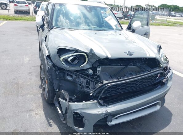 WMZ53BR01M3M96863 2021 MINI COUNTRYMAN Gray Вид спереду