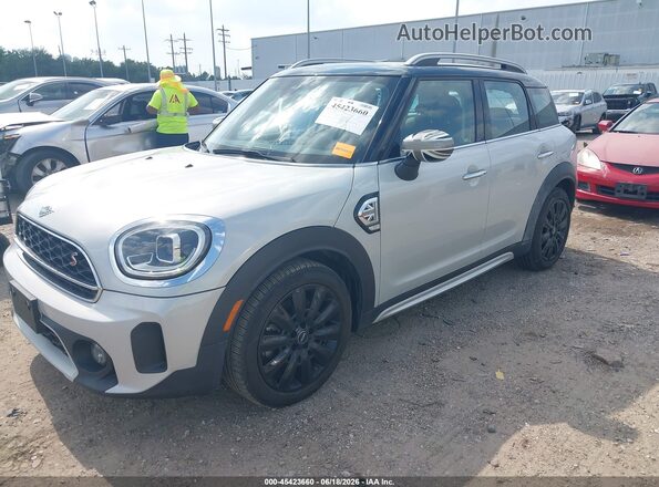 WMZ53BR07N3N95334 2022 MINI COUNTRYMAN Gray Vista tres cuartos delantera izquierda