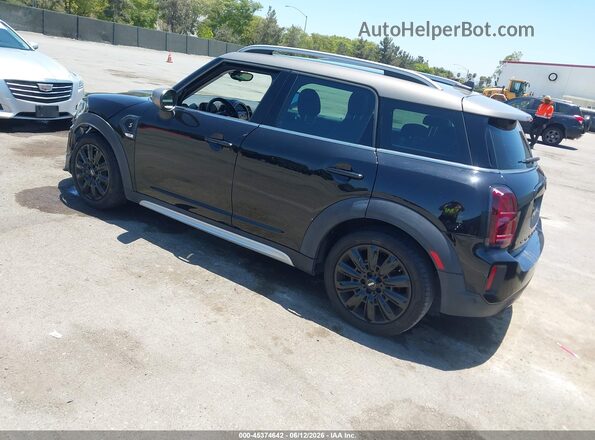 WMZ53BR09N3P05123 2022 MINI COUNTRYMAN Black Tył lewy