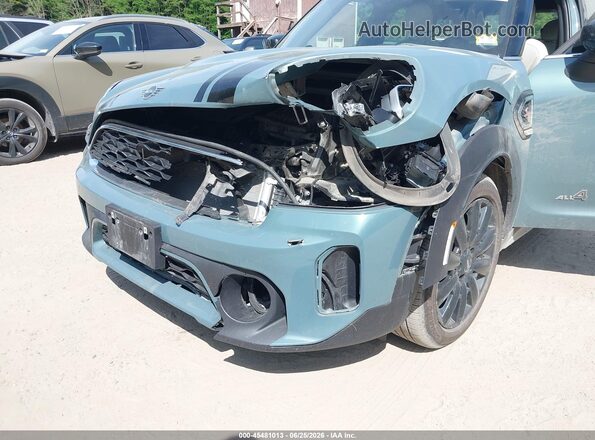 WMZ83BR00R3S13003 2024 MINI COUNTRYMAN Light Blue Vista frontal