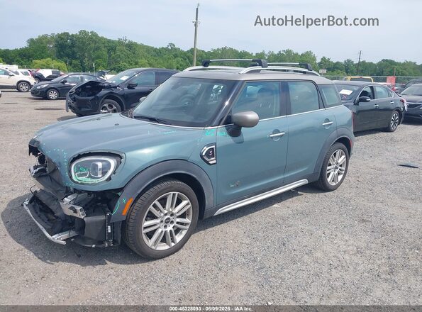 WMZ83BR02M3M45773 2021 MINI COUNTRYMAN Light Blue Передняя левая четверть