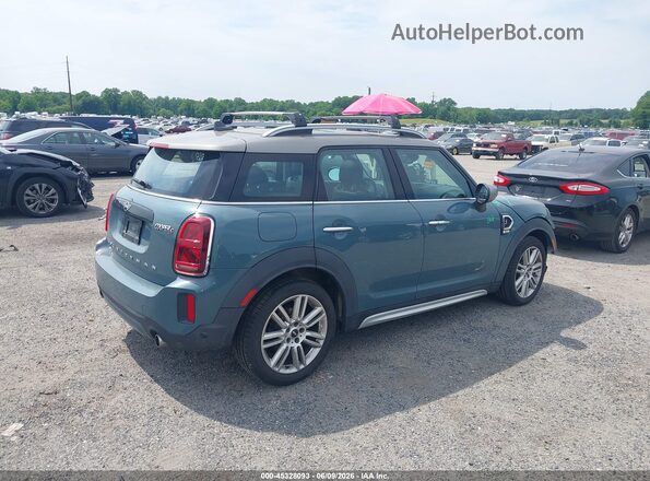 WMZ83BR02M3M45773 2021 MINI COUNTRYMAN Light Blue Задняя правая четверть