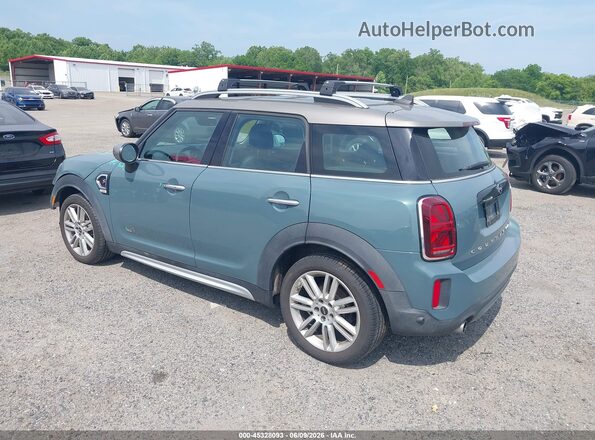 WMZ83BR02M3M45773 2021 MINI COUNTRYMAN Light Blue Задняя левая четверть