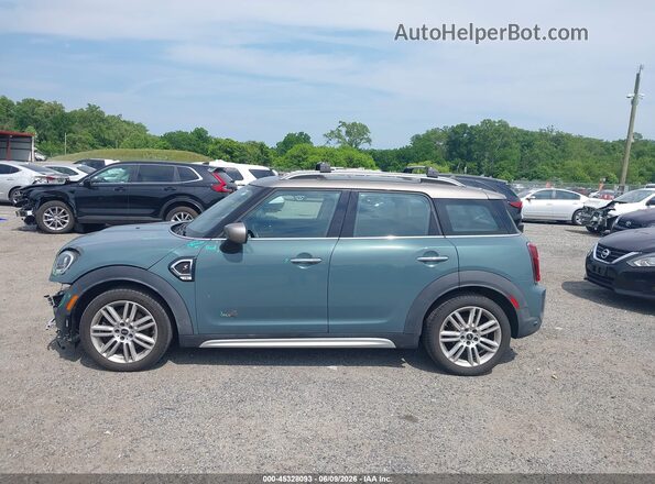 WMZ83BR02M3M45773 2021 MINI COUNTRYMAN Light Blue Панорамный вид салона 360°