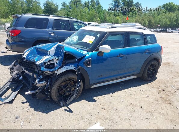 WMZ83BR04P3R06072 2023 MINI COUNTRYMAN Light Blue Передня ліва чверть