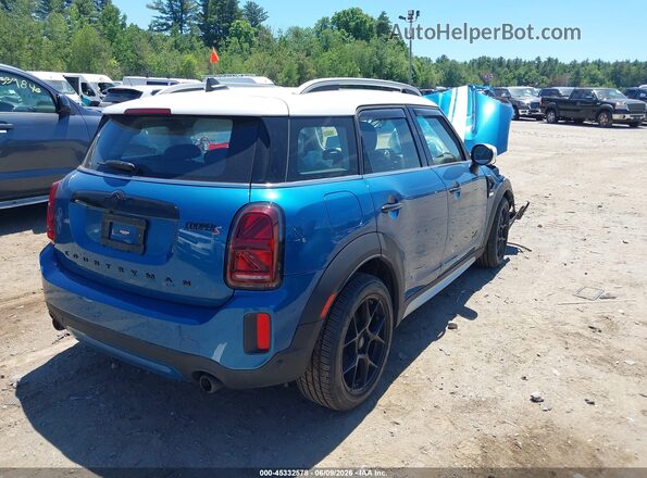 WMZ83BR04P3R06072 2023 MINI COUNTRYMAN Light Blue Задня права чверть
